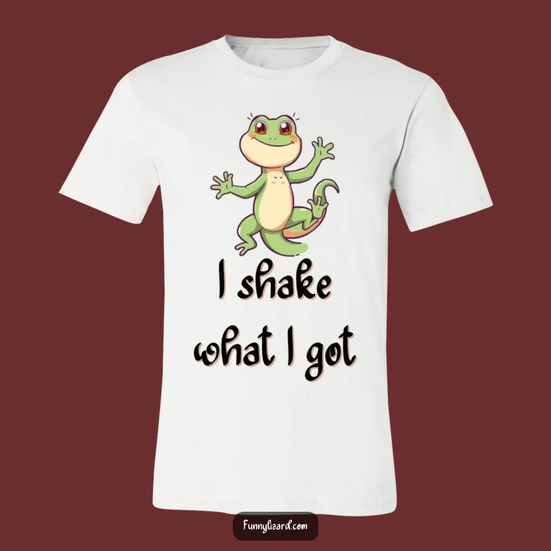 Funny Lizard Dance Party T-Shirt - Hilarious Tail Wagging Tee Gift